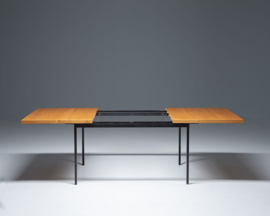 3271knoll-extendable-dining-table-birch-veneer-black-steel-fred-ruf-4