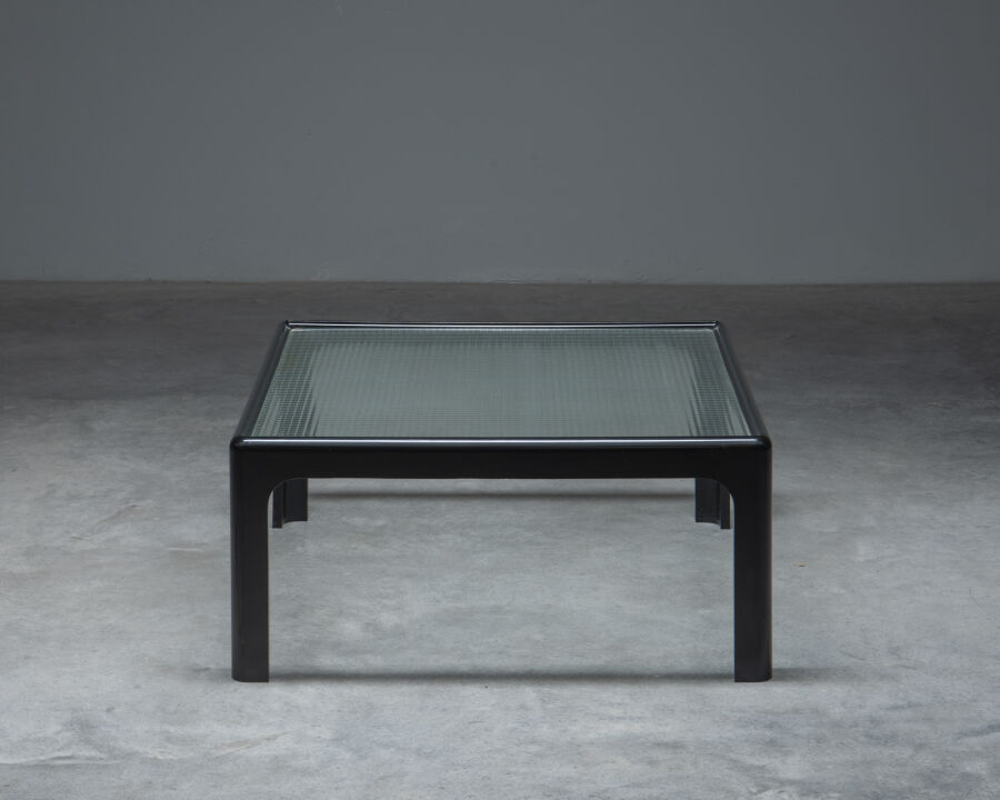 3672-3673pair-of-low-tables-black-plastic-frame-and-wired-glass-top-2