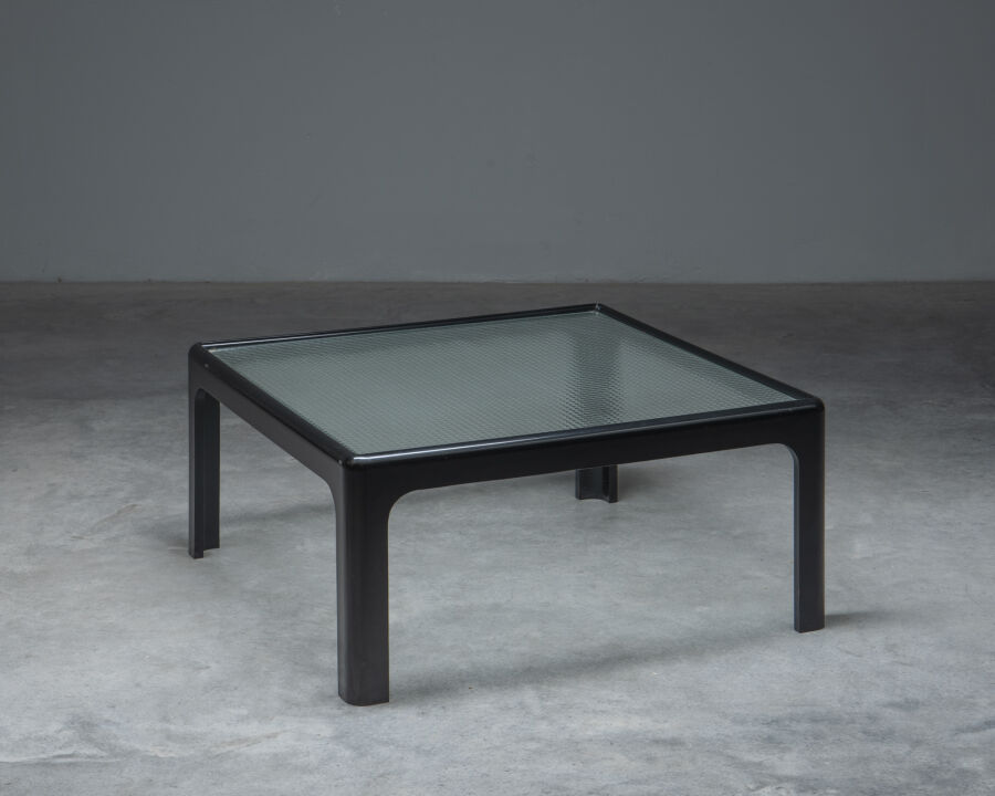 3672-3673pair-of-low-tables-black-plastic-frame-and-wired-glass-top-3