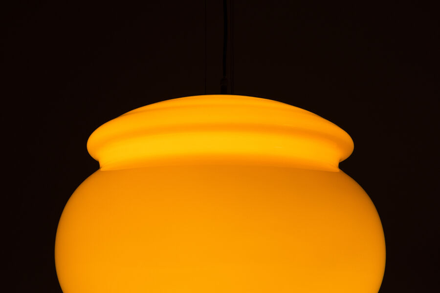 XXL PENDANT LAMP IN YELLOW MURANO GLASS