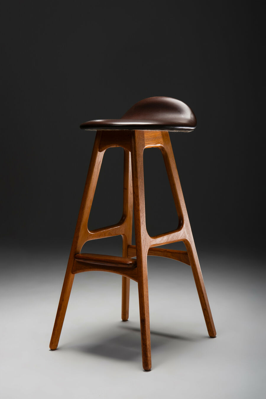 SET OF 4 - BARSTOOL - MOD. 61 Erik Buch O.D. Møbler