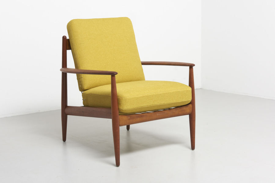 modest furniture vintage 1730 grete jalk easy chair france daverkosen 01