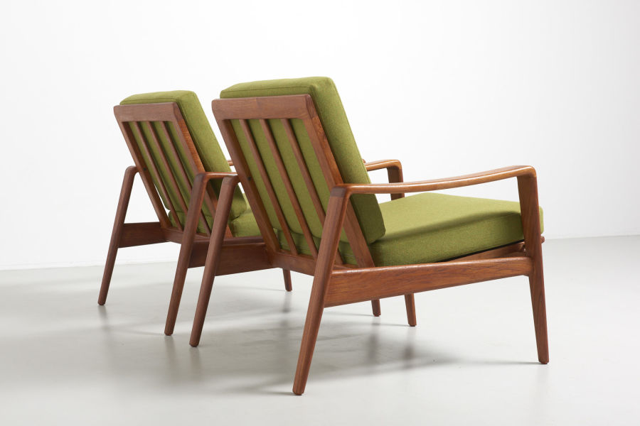 modest furniture vintage 1744 pair easy chairs arne wahl iversen 04