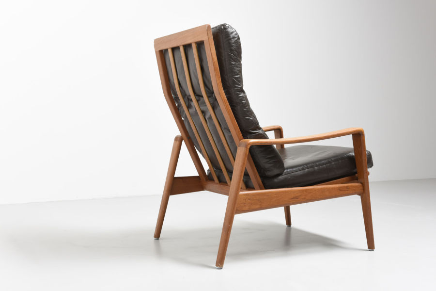 modest furniture vintage 1754 highback easy chair arne wahl iversen04