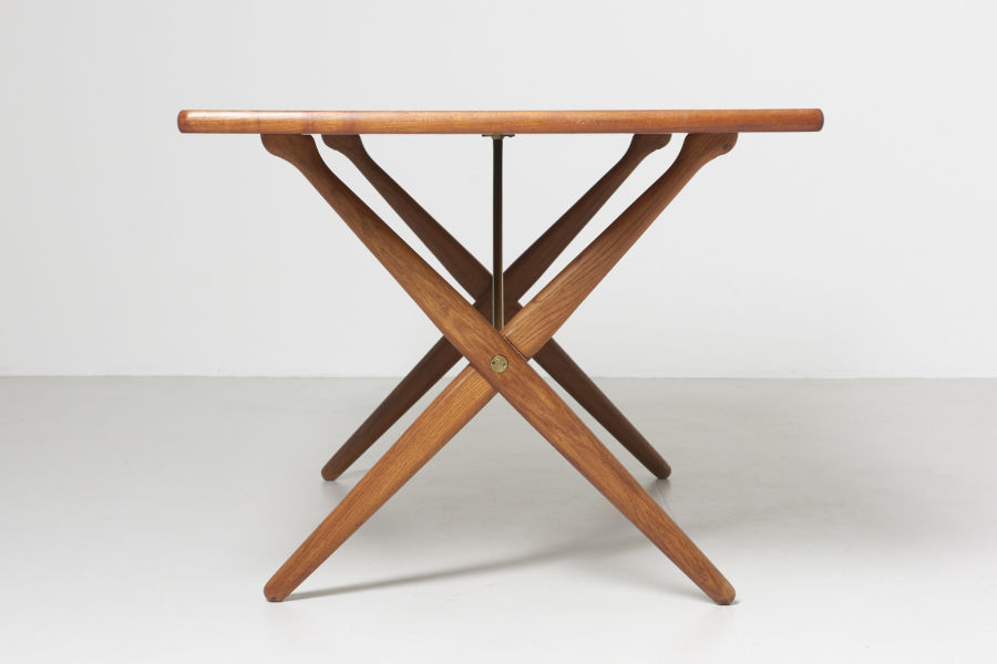 modest furniture vintage 1824 hans wegner cross legged dining table AT 303 03