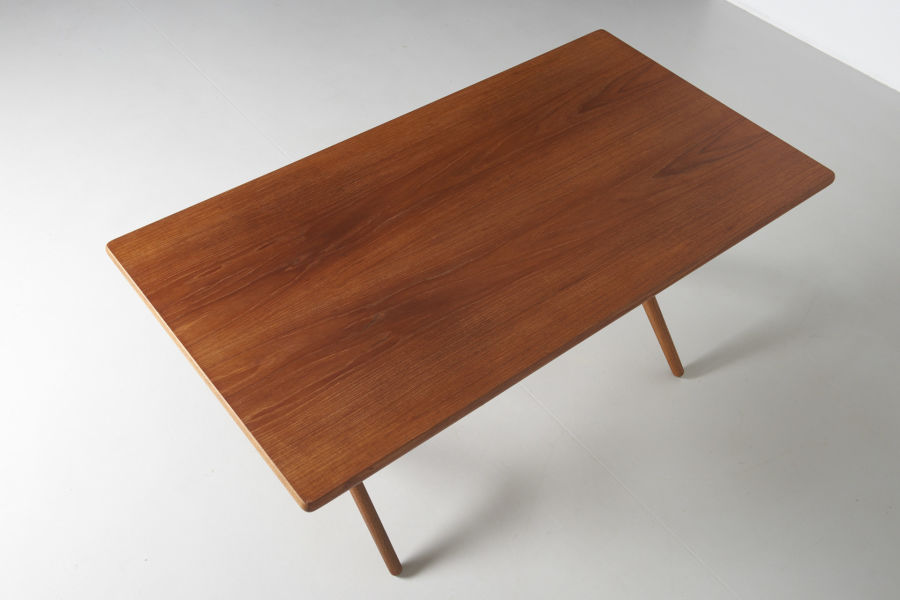 modest furniture vintage 1824 hans wegner cross legged dining table AT 303 06