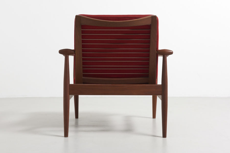modest furniture vintage 1827 finn juhl spade chair france daverkosen red 05