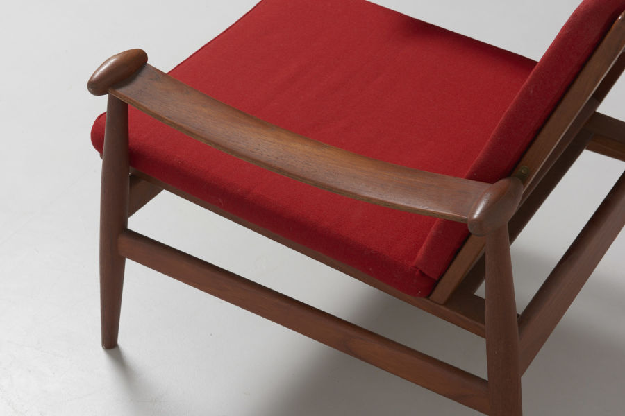 modest furniture vintage 1827 finn juhl spade chair france daverkosen red 06