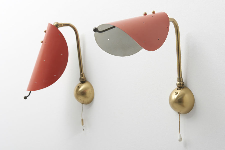 modestfurniture-vintage-1991-pair-wall-lamps-brass-red-shade08