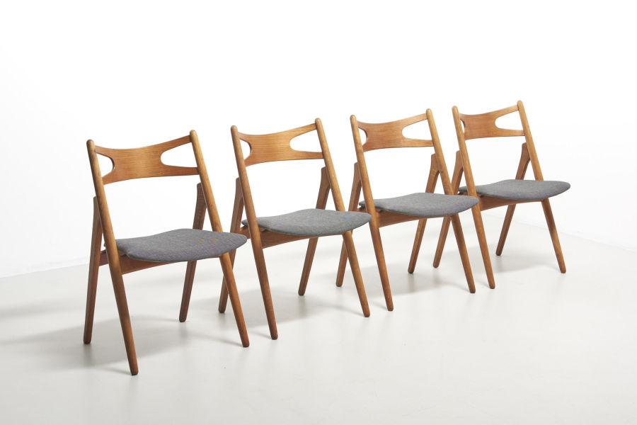 modestfurniture-vintage-2131-hans-wegner-sawbuck-chairs-ch-2903