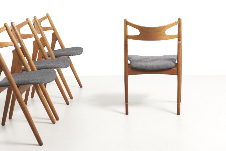 modestfurniture-vintage-2131-hans-wegner-sawbuck-chairs-ch-2909