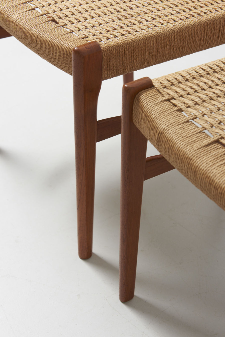 4 dining chairs in teak Glyngore Stolefabrik — archive — Modest