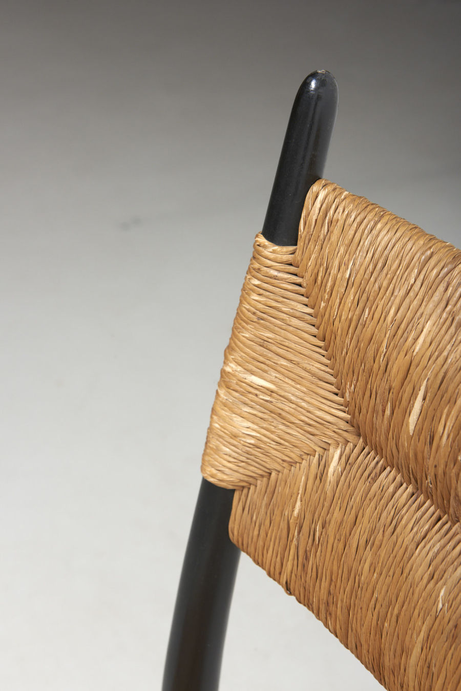 modestfurniture-vintage-2551-pair-black-dining-chairs-paper-cord10