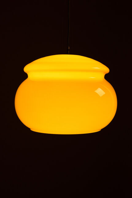 XXL PENDANT LAMP IN YELLOW MURANO GLASS