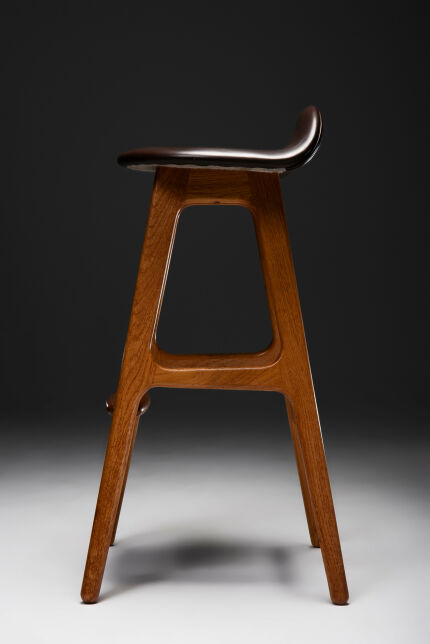 SET OF 4 - BARSTOOL - MOD. 61 Erik Buch O.D. Møbler