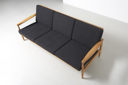 modest furniture vintage 1363 3 seat sofa oak 08