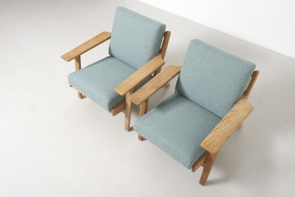 modest furniture vintage 1543 hans wegner ge 290 easy chair 07