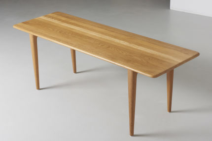 modest furniture vintage 1599 low table solid oak 03