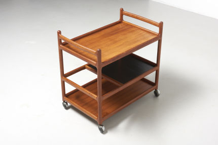 modest furniture vintage 1633 teak trolley johannes andersen 05