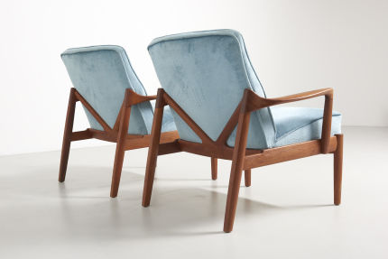 modest furniture vintage 1786 kindt larsen easy chairs model FD125 04