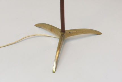 modest furniture vintage 1795 floor lamp teak brass 3 star foot 03