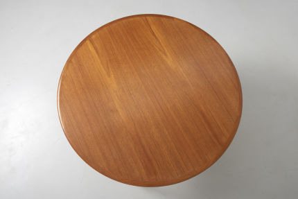 modest furniture vintage 1823 round dining table teak 09