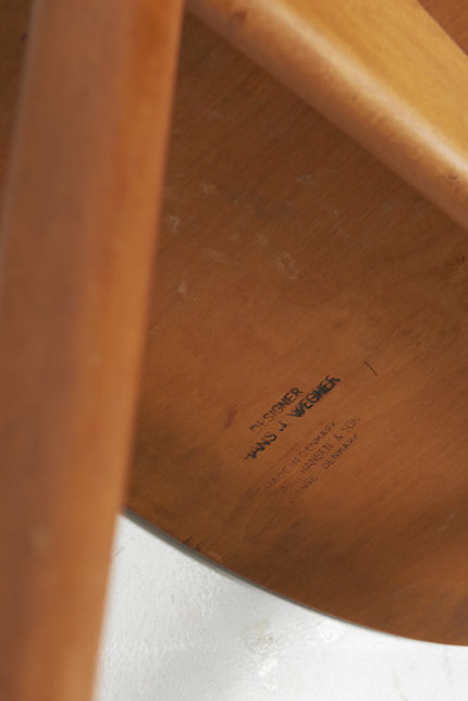 modest furniture vintage 1825 hans wegner sawbuck chairs teak and oak carl hansen 15