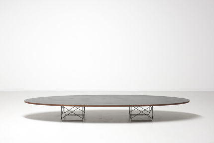 modest furniture vintage 1826 eames wire base elliptical table surfboard 01