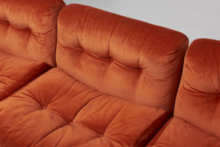 modest furniture vintage 1828 mario bellini amanta orange 09