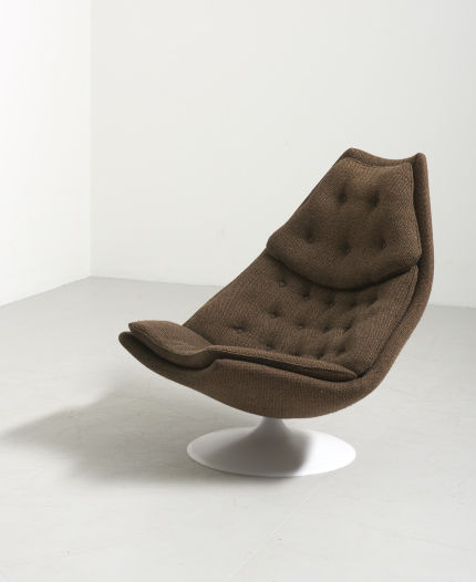 modestfurniture-vintage-2691-geoffrey-harcourt-lounge-chair-artifort-brown-fabric-f51109