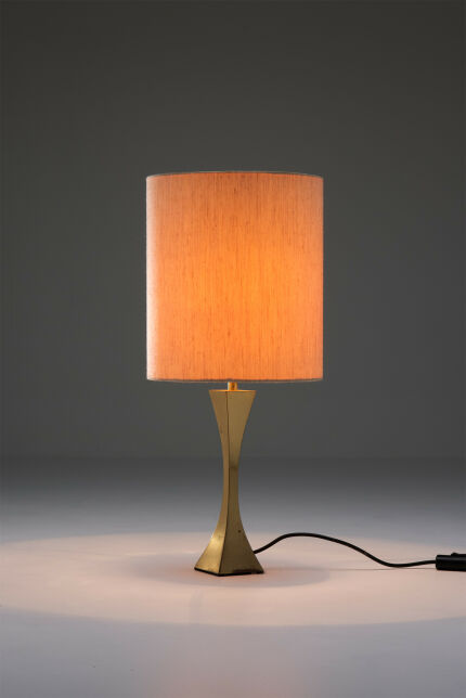 TABLE LAMP IN BRASS - PYRAMID Tonello Grillo Montagna Grillo High Society