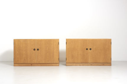 modest furniture vintage 1707 borge mogensen china cabinet oak fdb 01