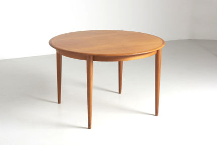 modest furniture vintage 1823 round dining table teak 02