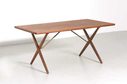 modest furniture vintage 1824 hans wegner cross legged dining table AT 303 02