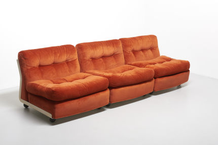 modest furniture vintage 1828 mario bellini amanta orange 01